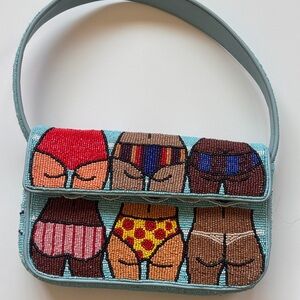 Staud Beach Bums Beaded Bag